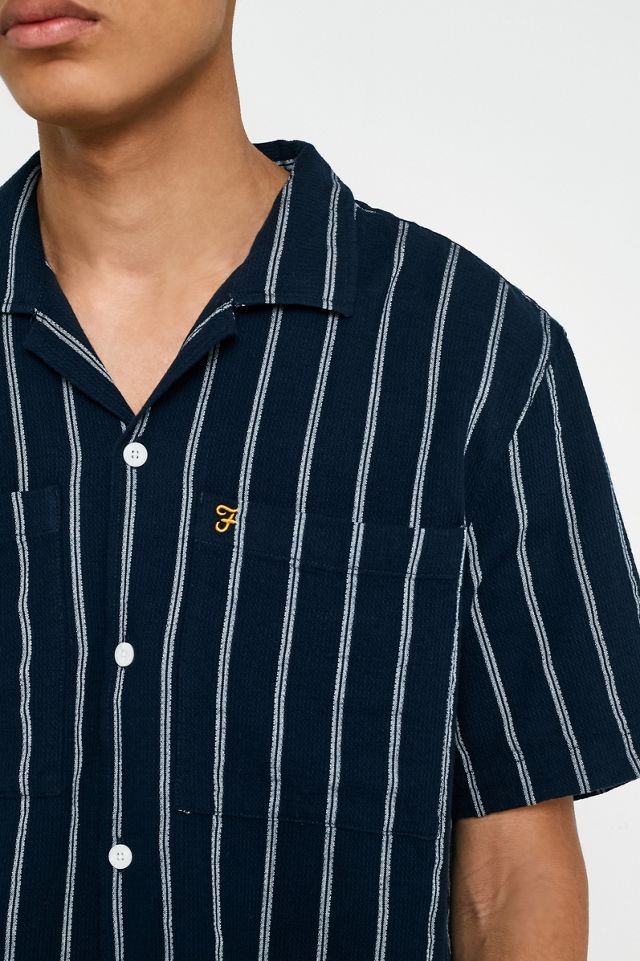 Farah Robbins Navy Camicia a maniche corte #1