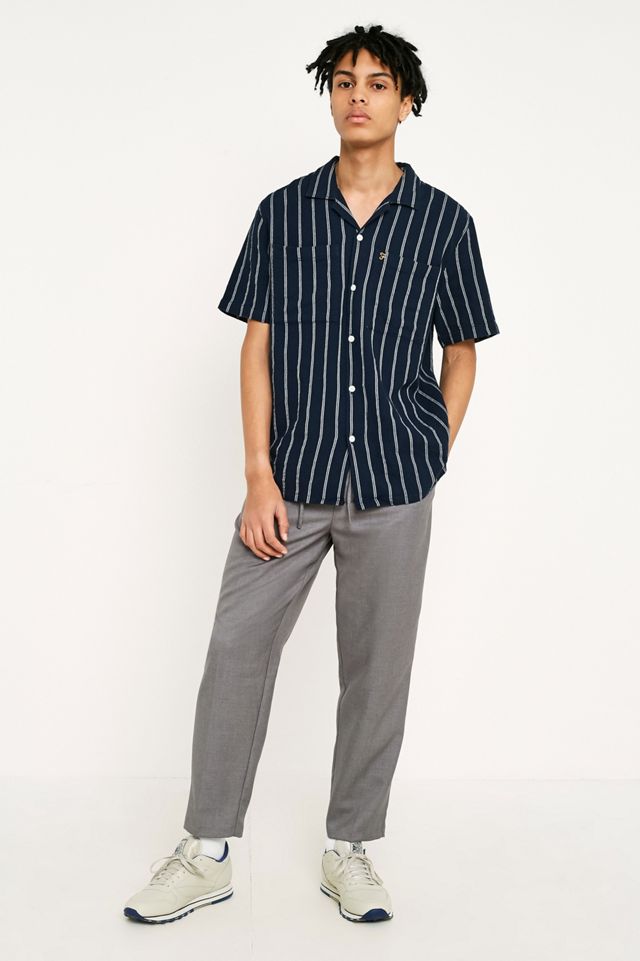 Farah Robbins Navy Camicia a maniche corte #3