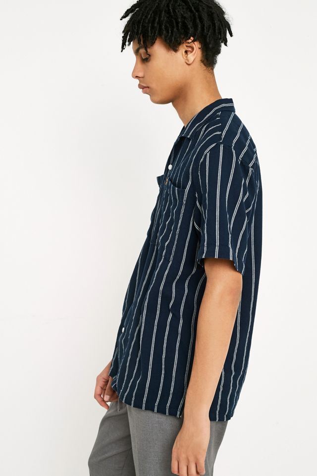 Farah Robbins Navy Camicia a maniche corte #4