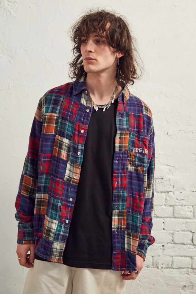 BDG Patchwork Shirt | Urban Outfitters UK