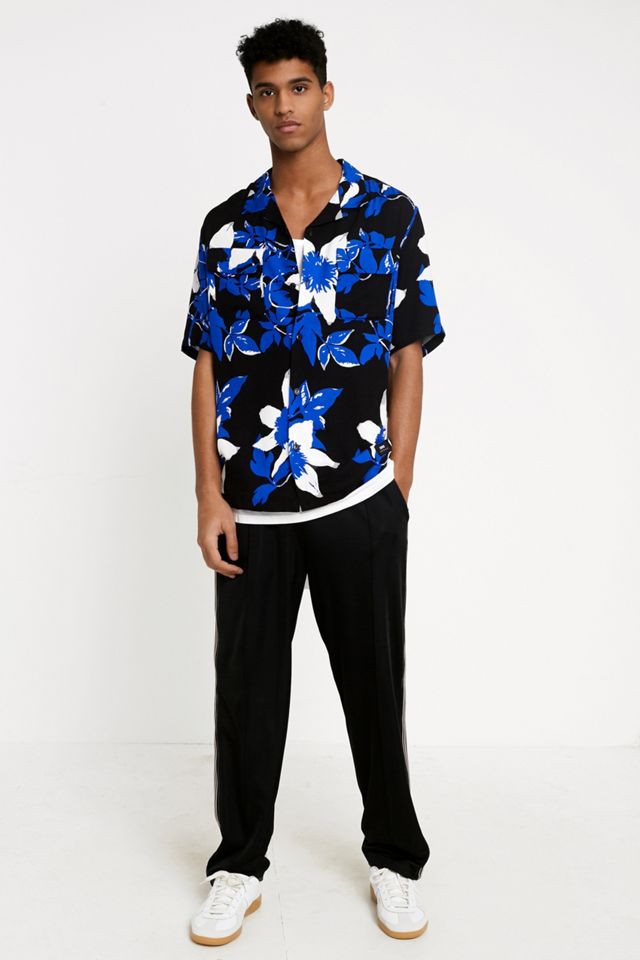Edwin Garage Floral Short-Sleeve Blue Shirt #2