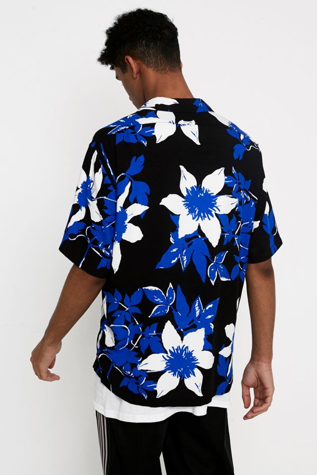 Edwin Garage Floral Short-Sleeve Blue Shirt #3