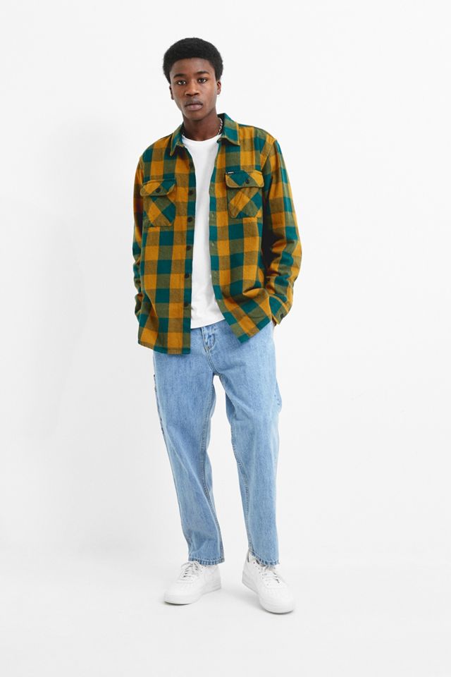 OBEY Vedder Checked Flannel Shirt #2