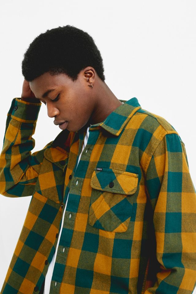 OBEY Vedder Checked Flannel Shirt #3