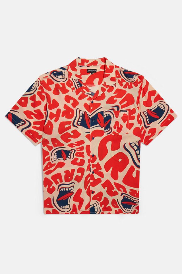 Santa Cruz UO Exclusive 70s Scream Hand Logo Shirt #4