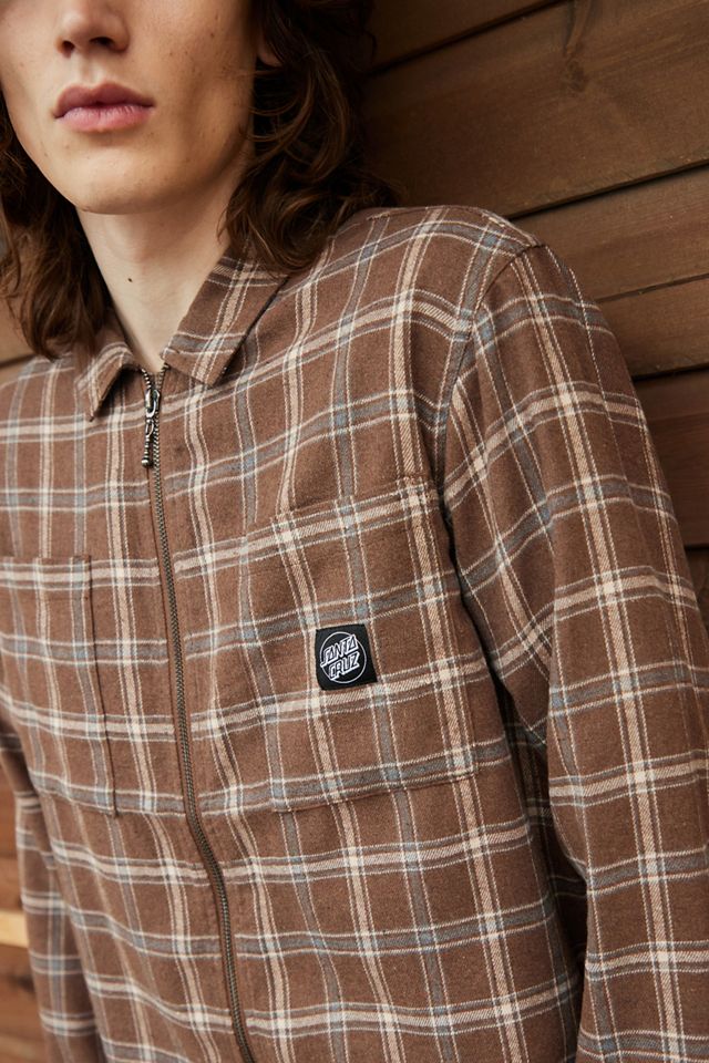 Santa Cruz UO Esclusiva Camicia Marrone Check El Jefe #1