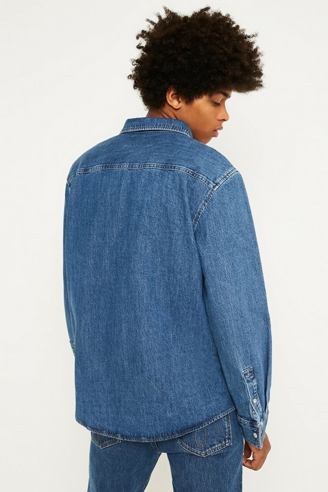 Calvin Klein Jeans Mid Stone Long-Sleeve Uniform Shirt #2