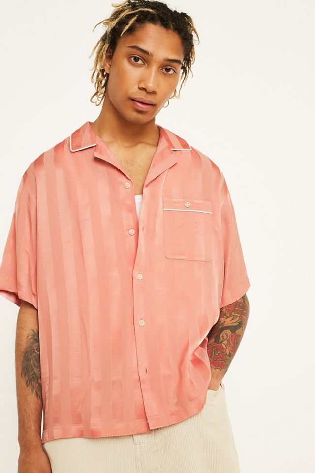 Loom - Chemise manches courtes rayée style pyjama #1