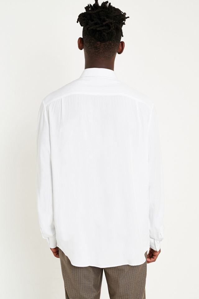 Loom Carter White Long-Sleeve Embroidery Shirt #3