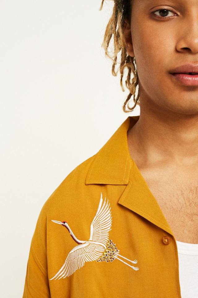 Loom Crane Mustard Viscose Shirt #2