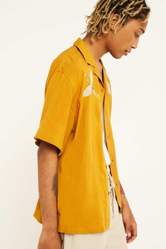 Loom Crane Mustard Viscose Shirt #3