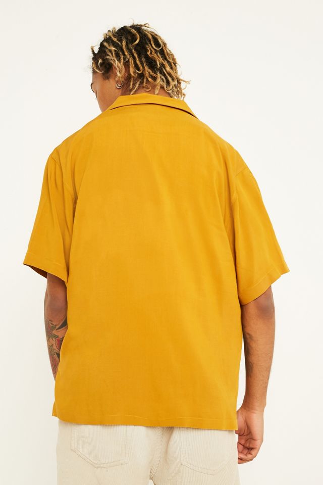 Loom Crane Mustard Viscose Shirt #4