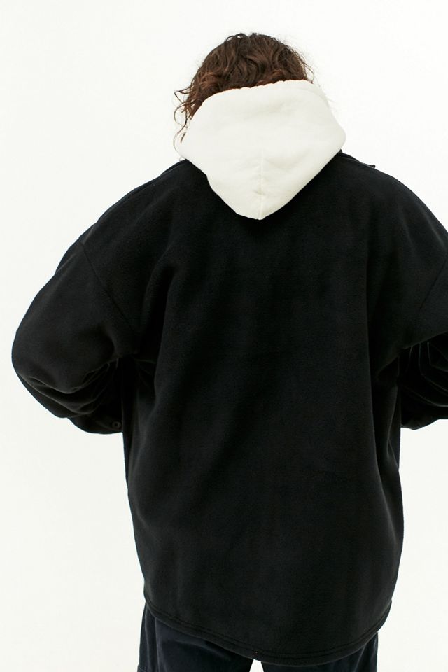 iets frans... Camisa de Forro Polar Negro Sólido #1