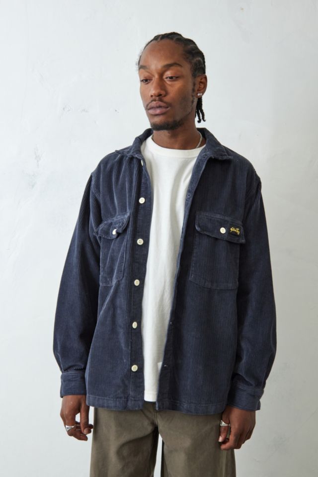 Stan Ray Navy Corduroy CPO Shirt | Urban Outfitters UK