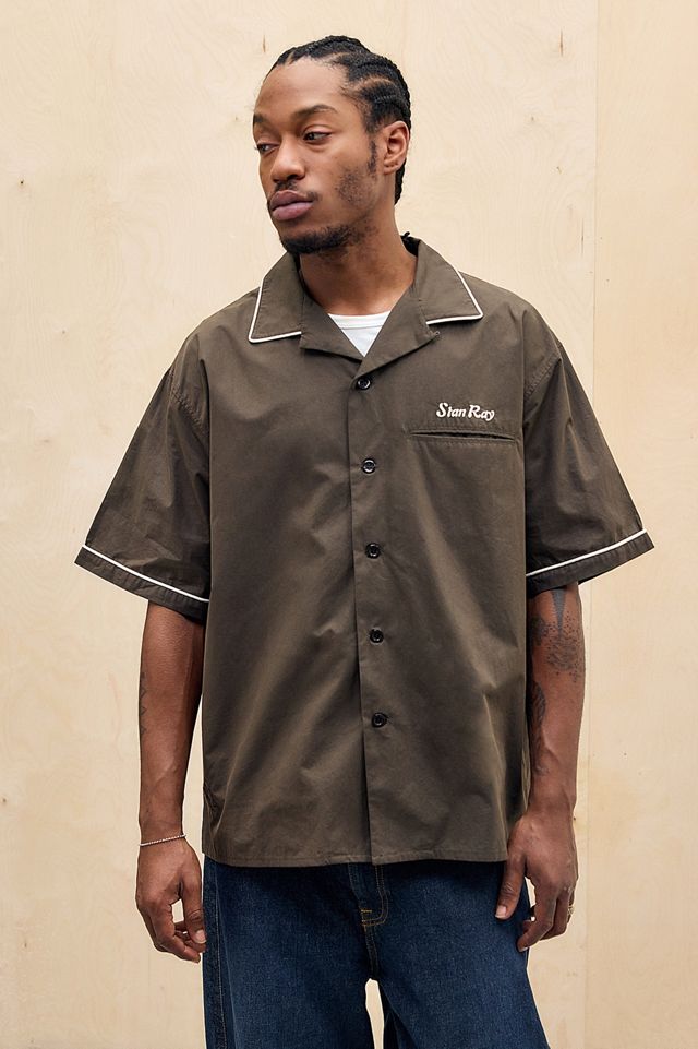 Stan Ray Black Short Sleeve Bowling Shirt #1