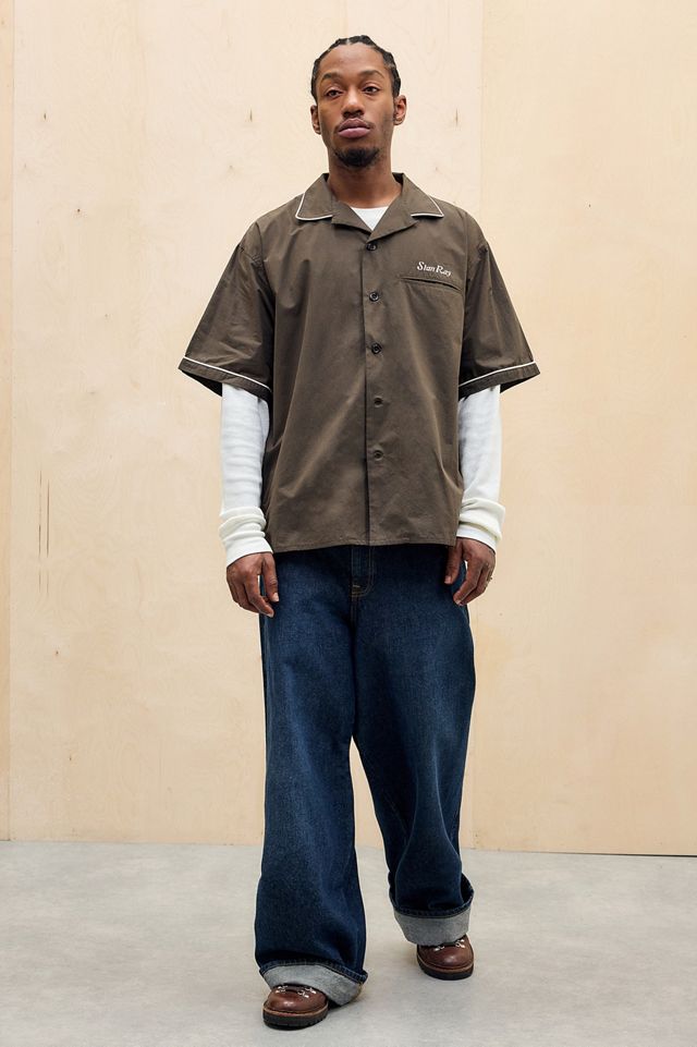 Stan Ray Black Short Sleeve Bowling Shirt #3