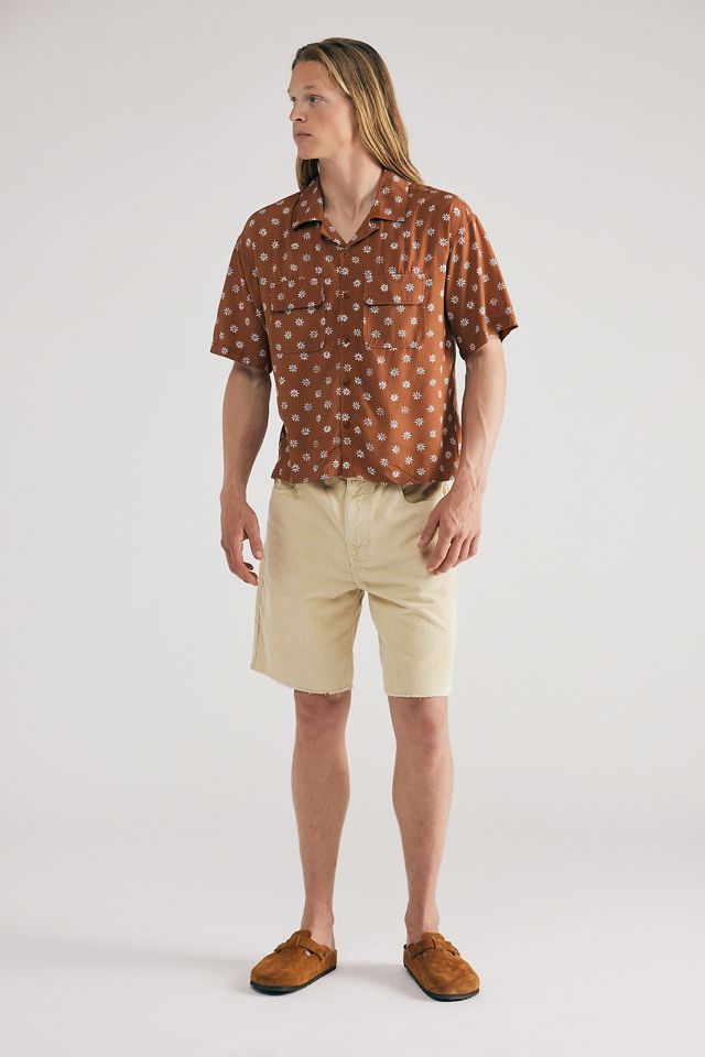 UO Jamie Rayon Cropped Button-Down Shirt #2