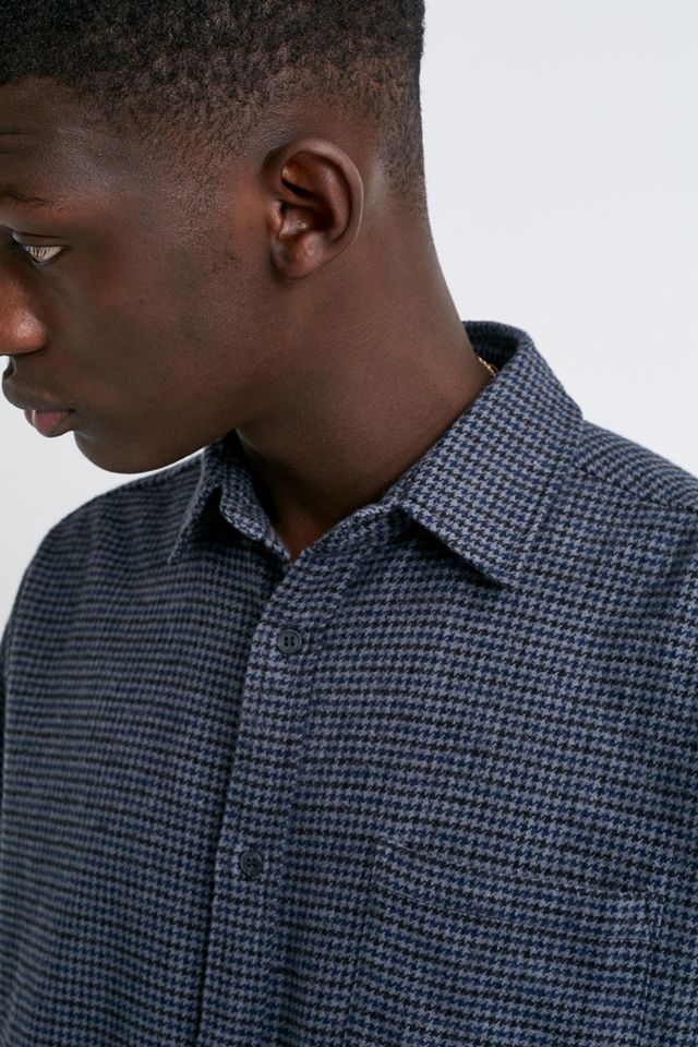 UO Checked Button-Through Long-Sleeve Shirt #1