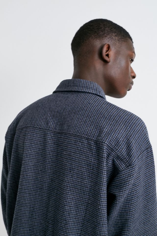 UO Checked Button-Through Long-Sleeve Shirt #3