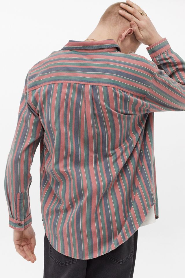 UO Camisa de manga larga de rayas verticales #3