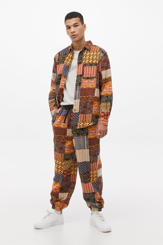 UO - Chemise à manches longues multicolore à imprimé géométrique #2