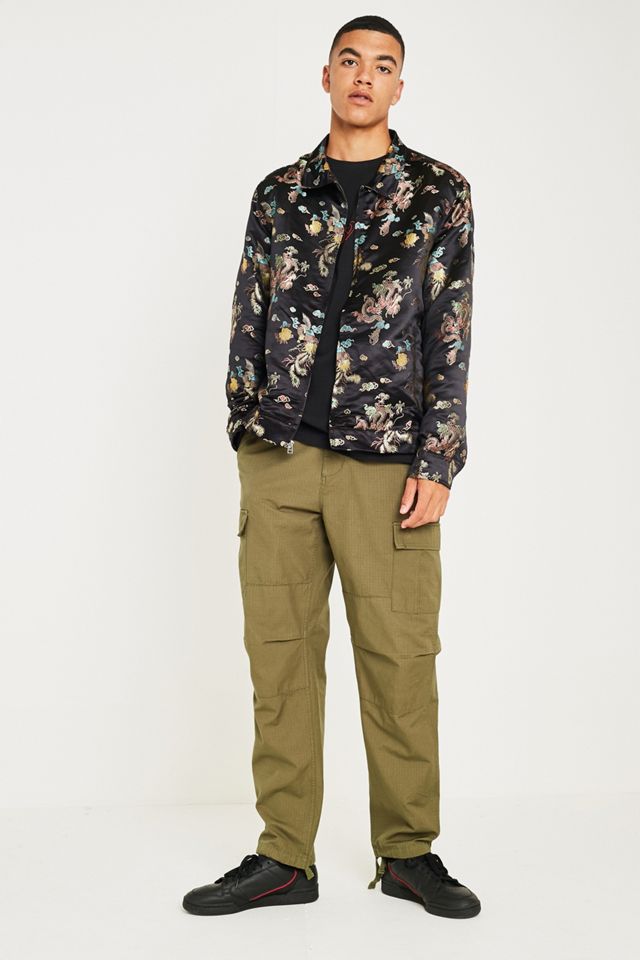 UO Brocade Zip-Up Long-Sleeve Shirt #4