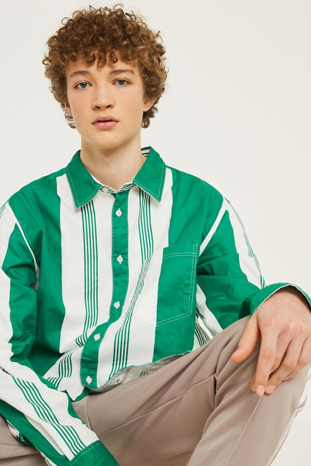 UO Camicia a maniche lunghe a righe #5