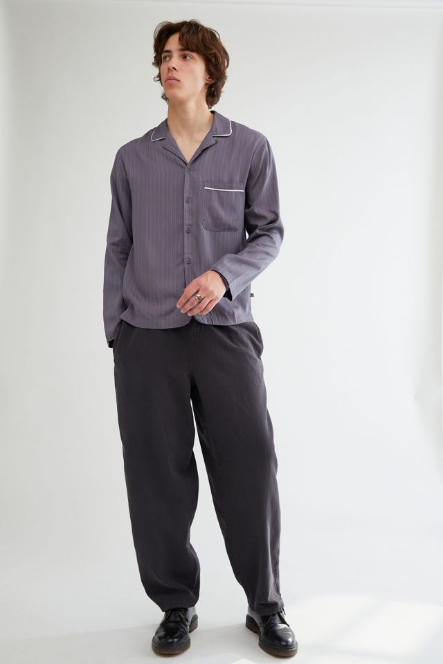 Standard Cloth Blue Pinstripe Pyjama Shirt  #1