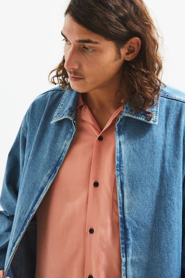 UO Liam Pink Bowling Shirt #2