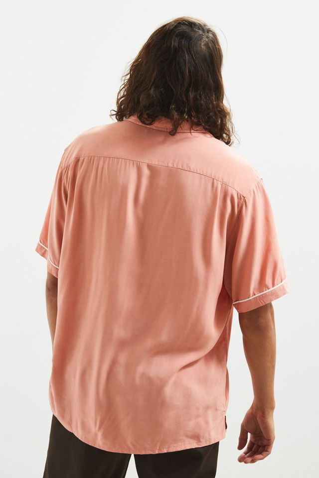 UO Liam Pink Bowling Shirt #5