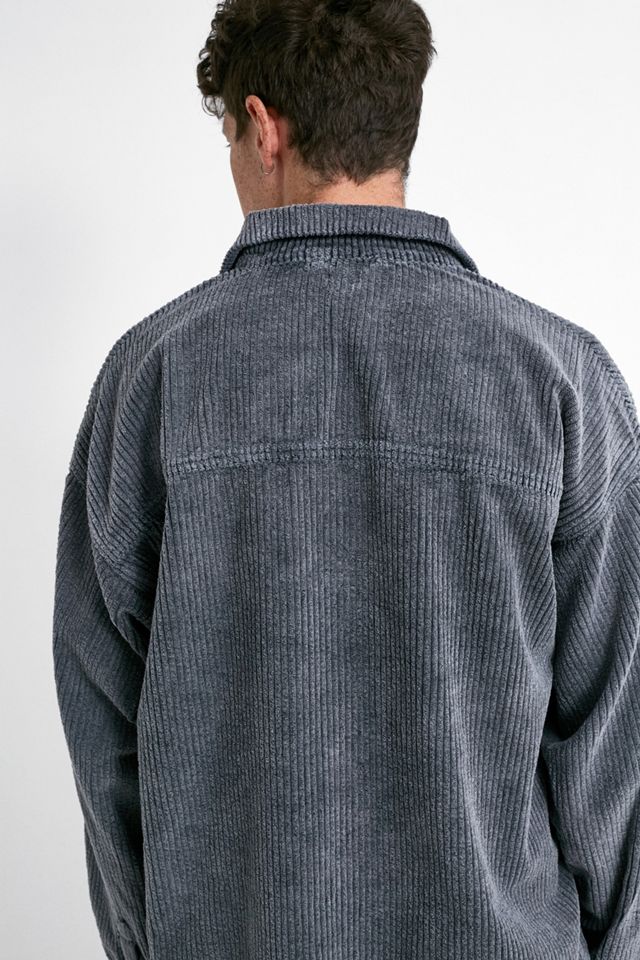BDG Washed Black Jumbo Corduroy Shirt #3