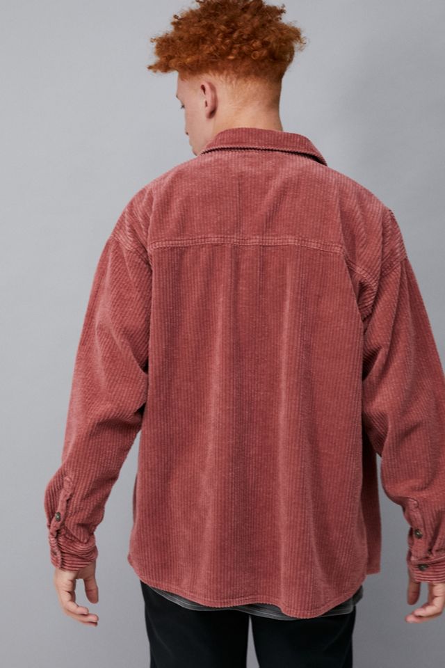 BDG Dusty Pink Jumbo Corduroy Shirt #1