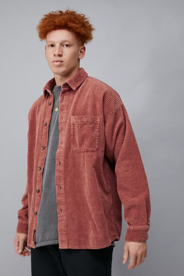 BDG Dusty Pink Jumbo Corduroy Shirt #2