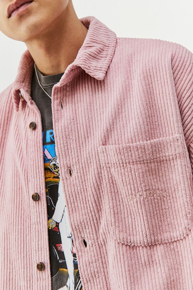 BDG Pink Jumbo Corduroy Shirt #1