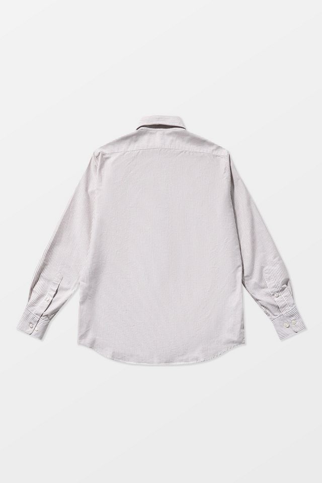 No Problemo Stripe Long Sleeve Oxford Shirt #6