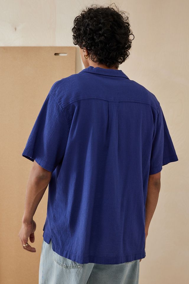 UO Nomad Navy Camicia Increspata  #3
