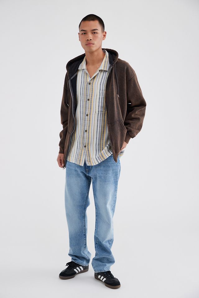 BDG Eli Stripe Short Sleeve Shirt #1