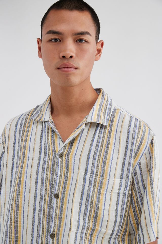 BDG Eli Stripe Short Sleeve Shirt #2