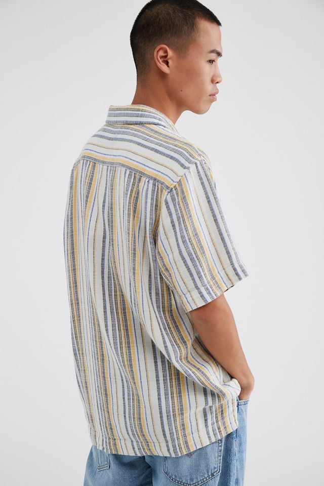BDG Eli Stripe Short Sleeve Shirt #3