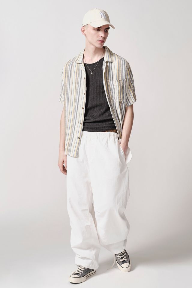 BDG Eli Stripe Short Sleeve Shirt #4