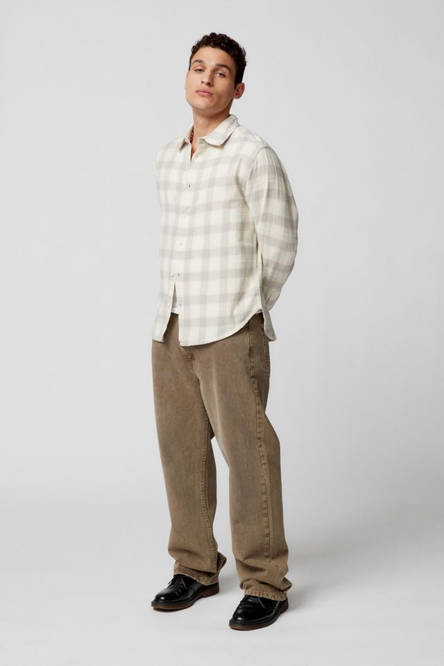BDG White Flannel Shirt #1