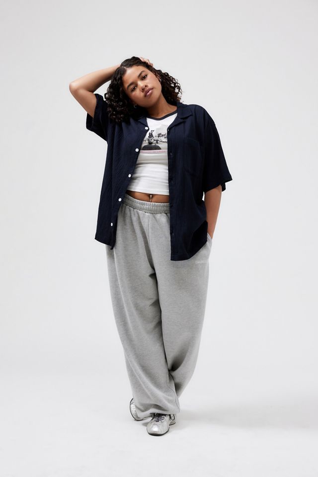 UO Black Crinkle Shirt  #4