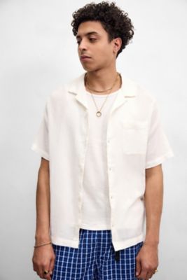 Short Sleeve Geo Shirt - Seafoam, Shirts