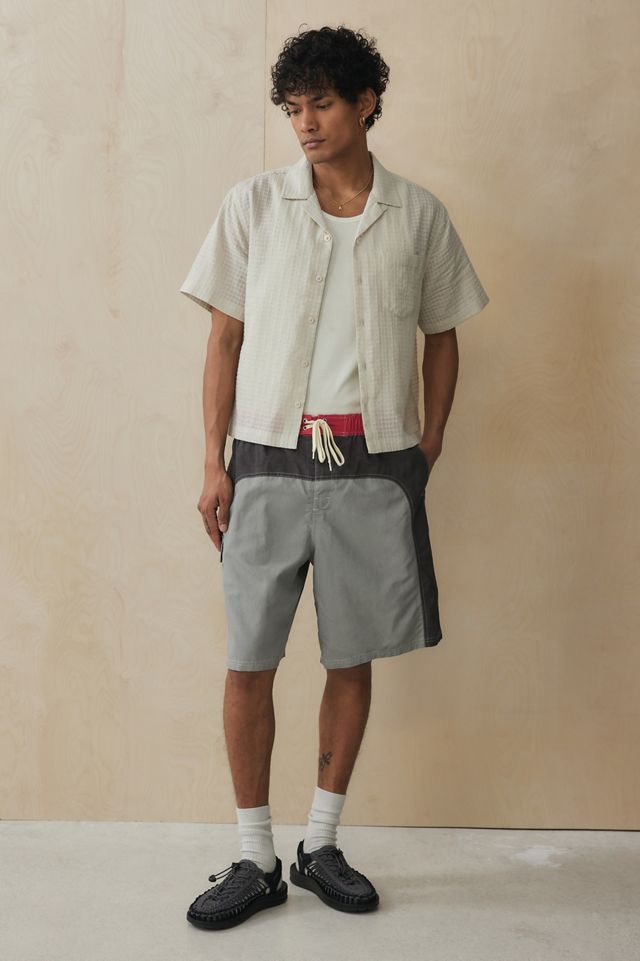 UO Liam White Grid Shirt  #1