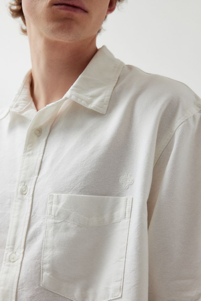 UO Cropped Oxford Shirt #1