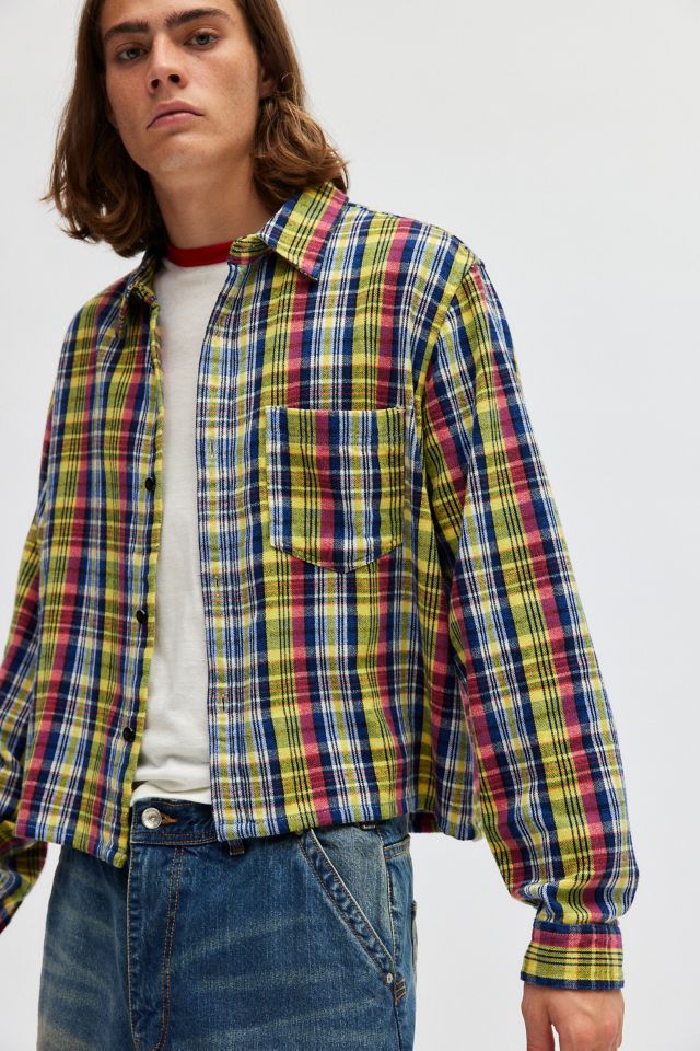 BDG Cropped Flannel Shirt | Urban Outfitters UK