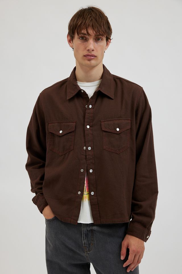 BDG Western Cropped Shirt #1