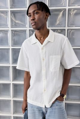 Loom White Seersucker Shirt