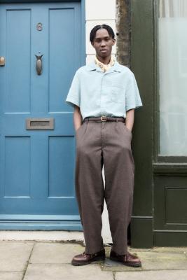 Loom Teal Seersucker Shirt - Turquoise XS at Urban Outfitters