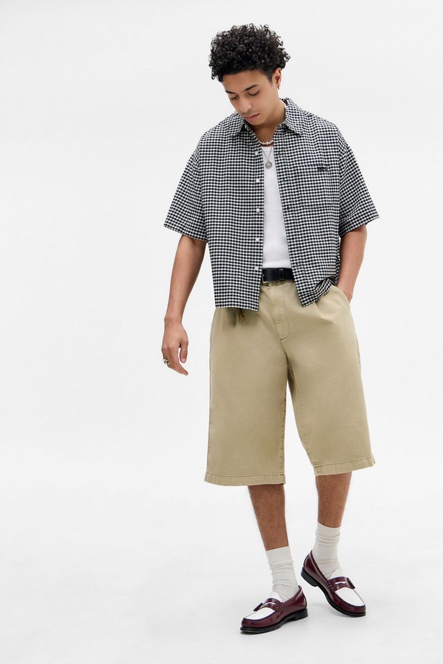 BDG Black Arlo Check Crop Oxford Shirt #2